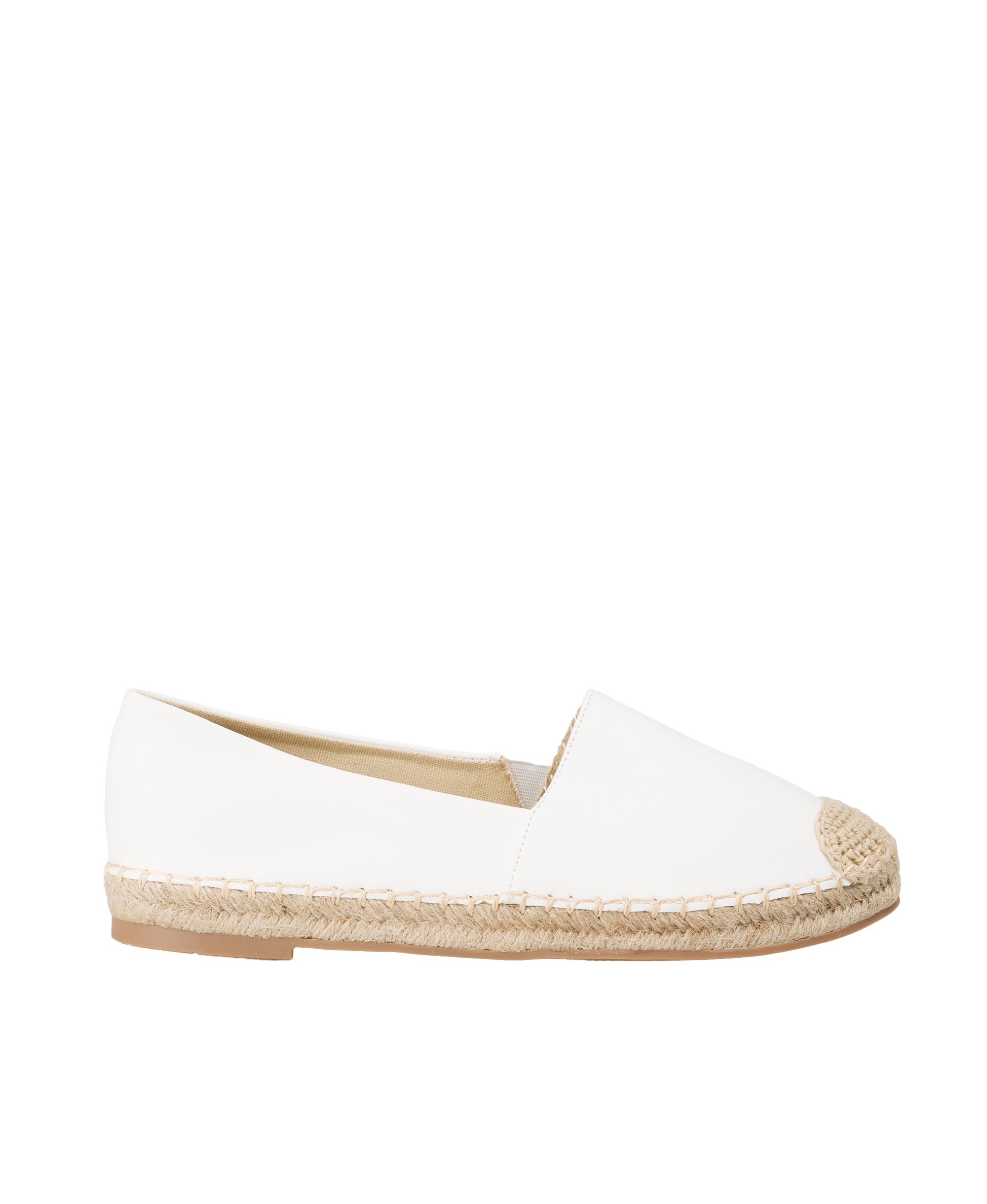 KRISP Faux Leather Espadrille Flats (2377)